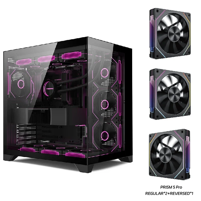 Gaming PC Case Dreamland Pro ATX Dual Glass 360mm Chassis - Image 26