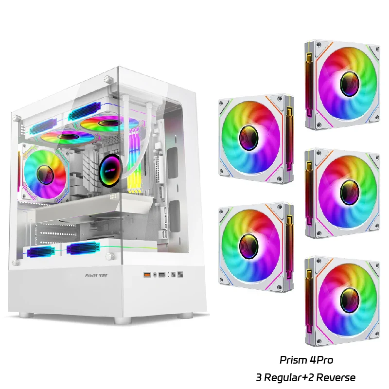Mini ITX PC Case 240mm Water Cooling MicroATX Chassis - Image 21