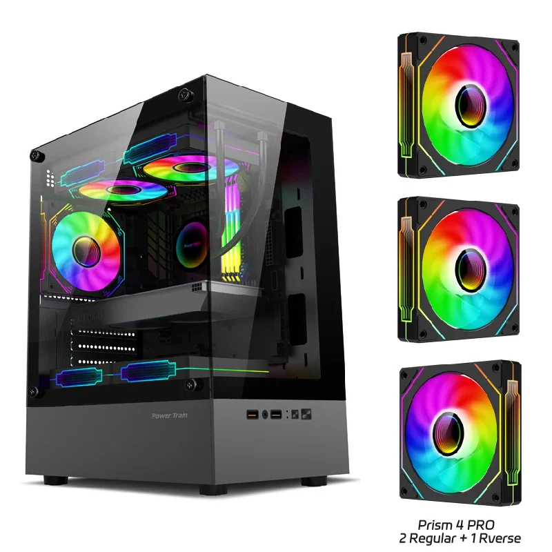 Mini ITX PC Case 240mm Water Cooling MicroATX Chassis - Image 22