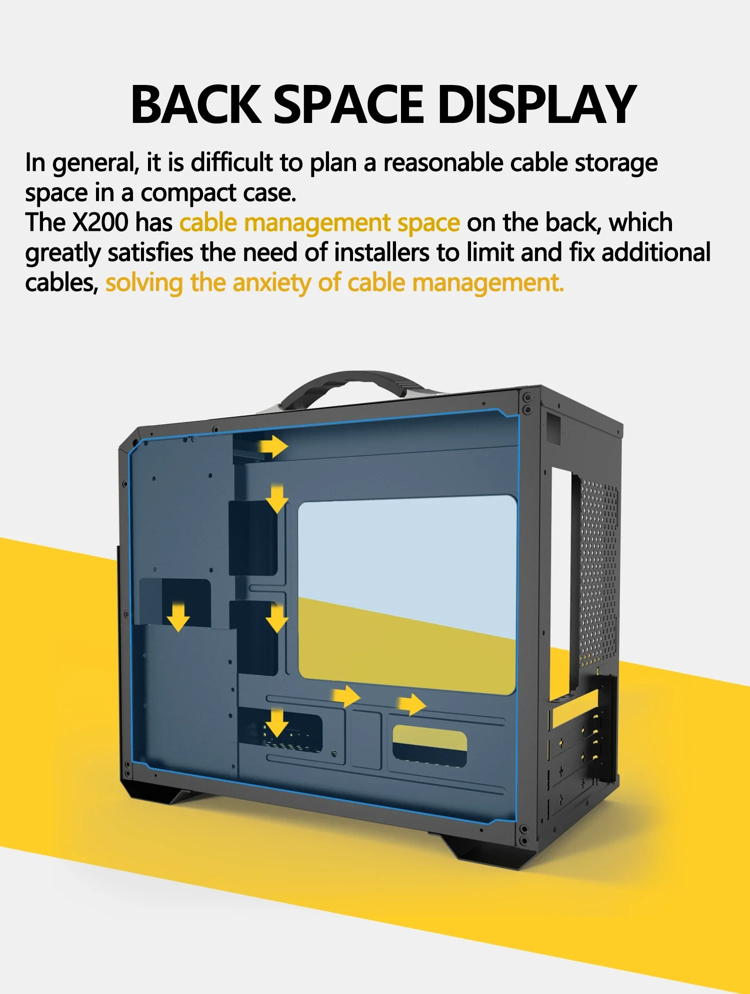 Mini ITX Case Glass Side 240mm Watercooling Portable - Image 13