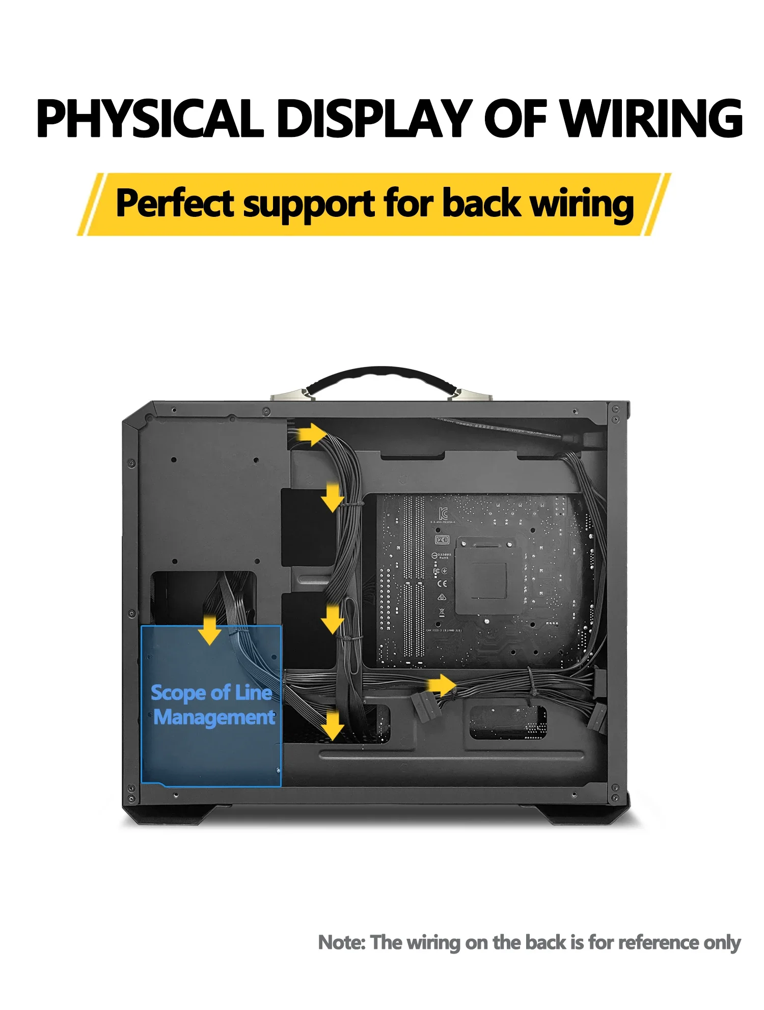 Mini ITX Case Glass Side 240mm Watercooling Portable - Image 14