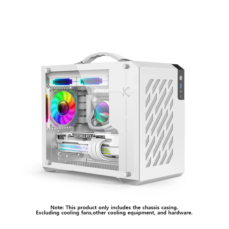 Mini ITX Case Glass Side 240mm Watercooling Portable - Image 22