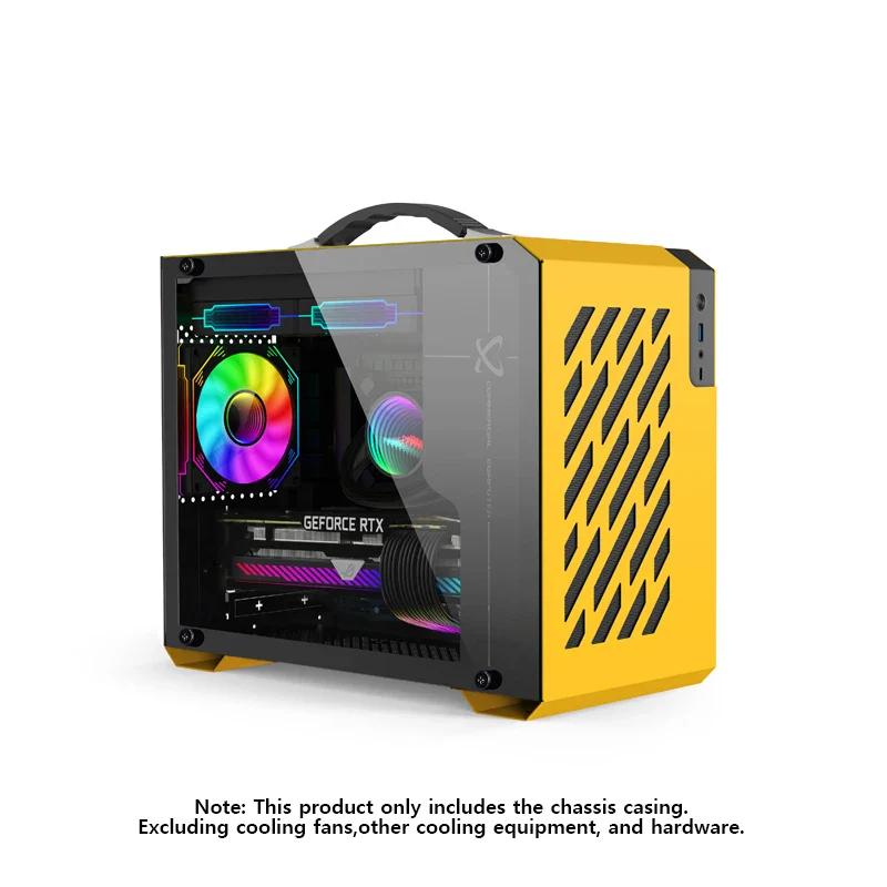 Mini ITX Case Glass Side 240mm Watercooling Portable - Image 23
