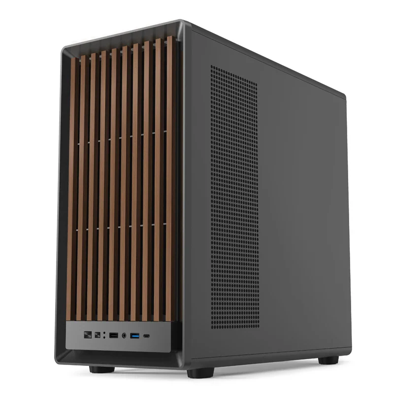 MATX PC Case Wooden Panel Tempered Glass Type C Port - Image 6