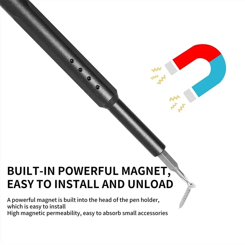 Precision Screwdriver Set Magnetic Electronics Repair Kit With Torx And Phillips Bits For Phones Fall 2025 Gift Idea - Image 5