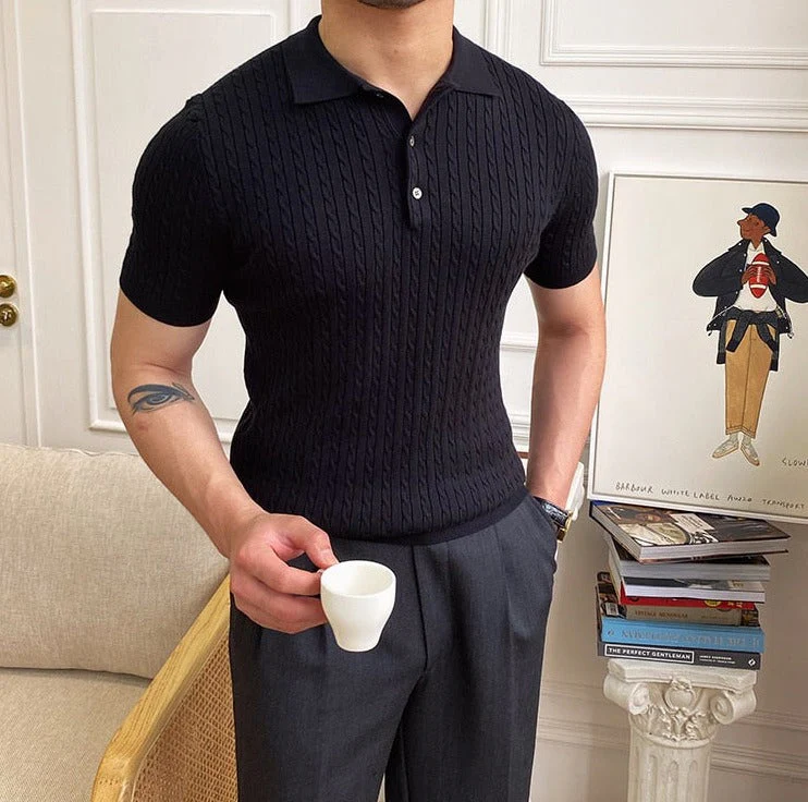 Premium Men's Polo Shirt, Short Sleeve, Cotton Blend, Timeless Design, Classic Fit for Business and Casual Wear - Image 3