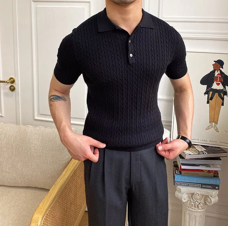 Premium Men's Polo Shirt, Short Sleeve, Cotton Blend, Timeless Design, Classic Fit for Business and Casual Wear - Image 5