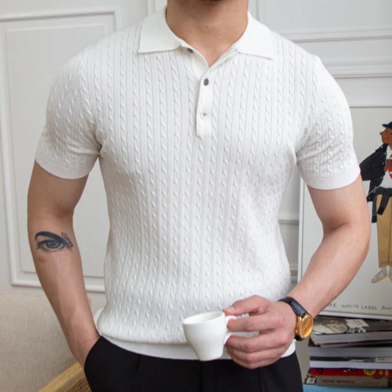 Premium Men's Polo Shirt, Short Sleeve, Cotton Blend, Timeless Design, Classic Fit for Business and Casual Wear - Image 8