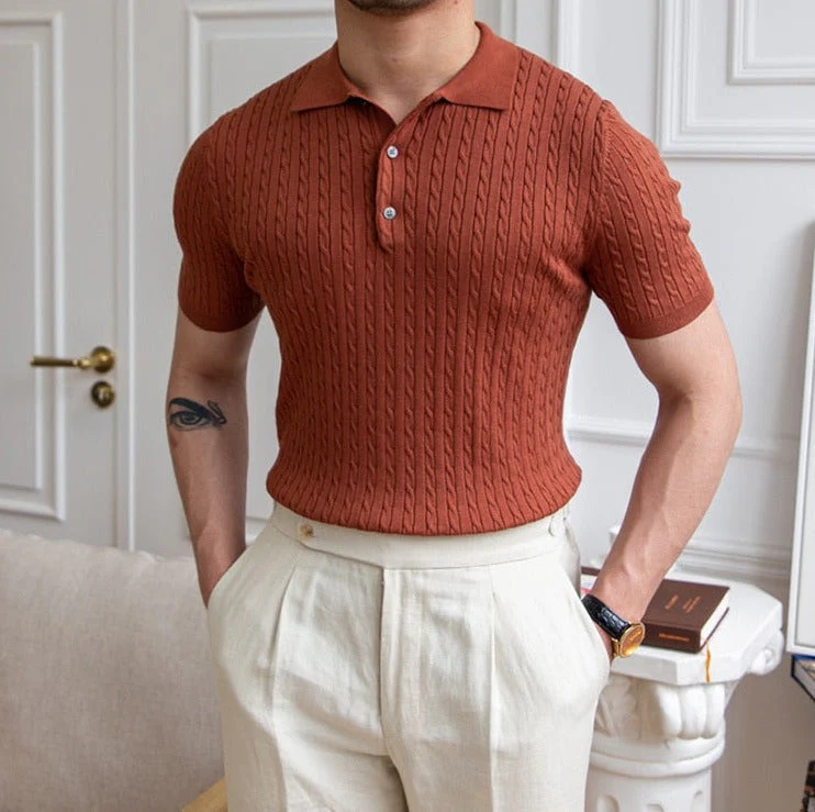 Premium Men's Polo Shirt, Short Sleeve, Cotton Blend, Timeless Design, Classic Fit for Business and Casual Wear - Image 9