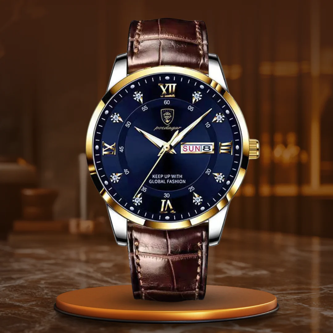 Premium men's wristwatch – classic design, stainless steel, for all occasions - Image 2