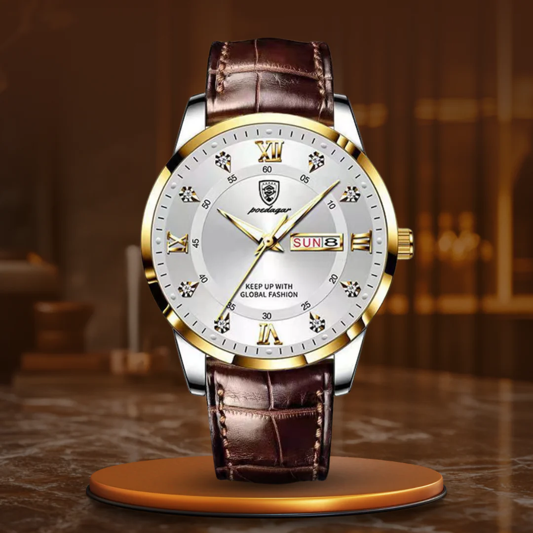 Premium men's wristwatch – classic design, stainless steel, for all occasions - Image 3