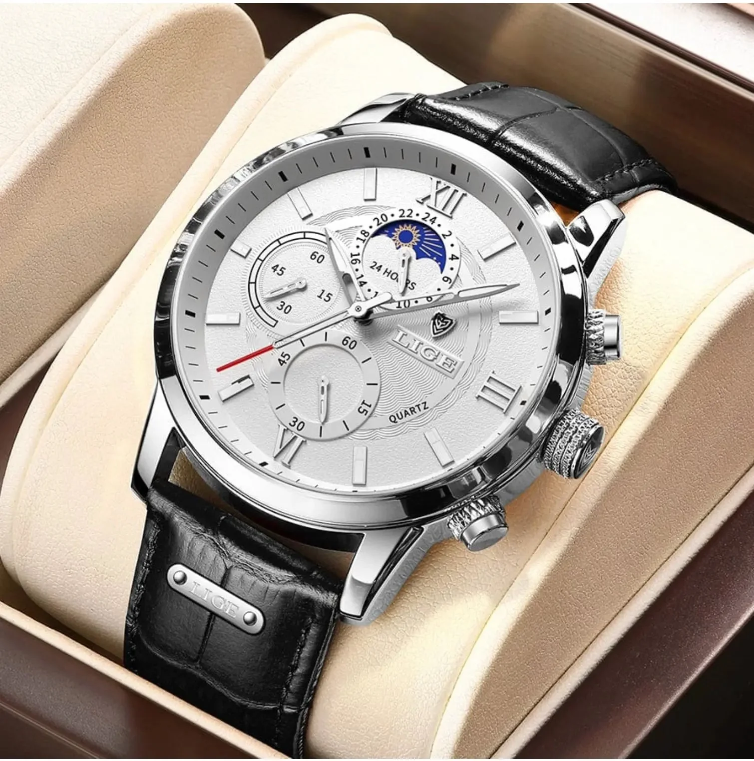 Premium men's wristwatch – elegant design, stainless steel, for special occasions - Image 4