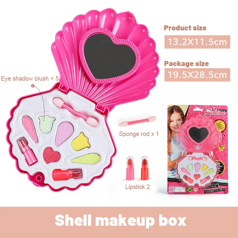 Princess Makeup Toy Set for Kids - Pretend Play Cosmetics with Lipstick & Eyeshadow for Parties - Image 11