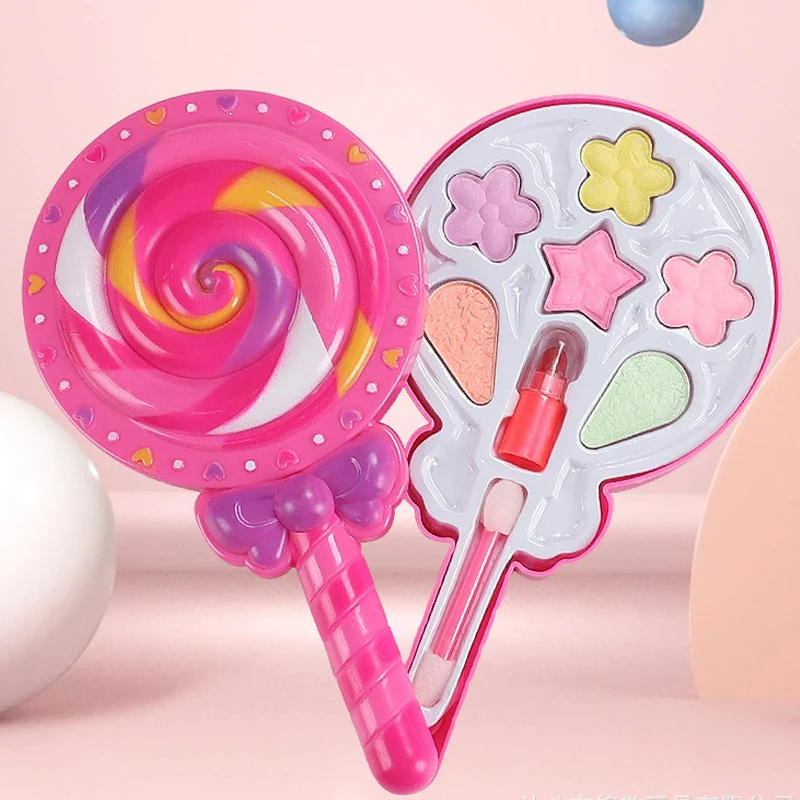 Princess Makeup Toy Set for Kids - Pretend Play Cosmetics with Lipstick & Eyeshadow for Parties - Image 5