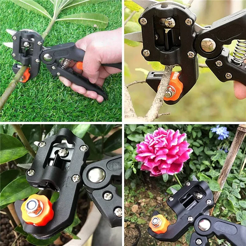 Professional Garden Grafting Tool Set - Stainless Steel Pruning Shears for Fruit Trees and Branches - Image 5