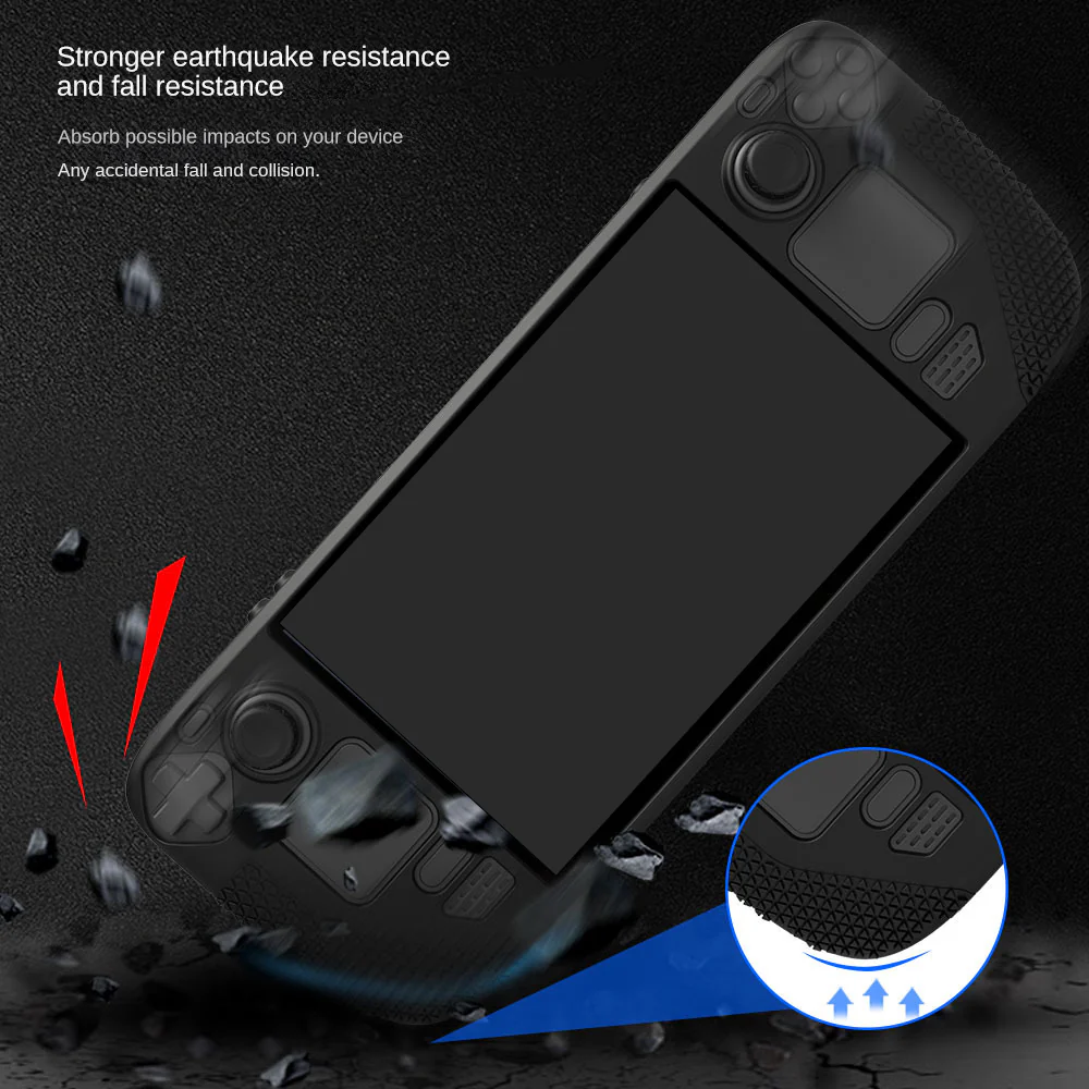 Steam Deck OLED Silicone Case With Button Caps Grip - Image 9