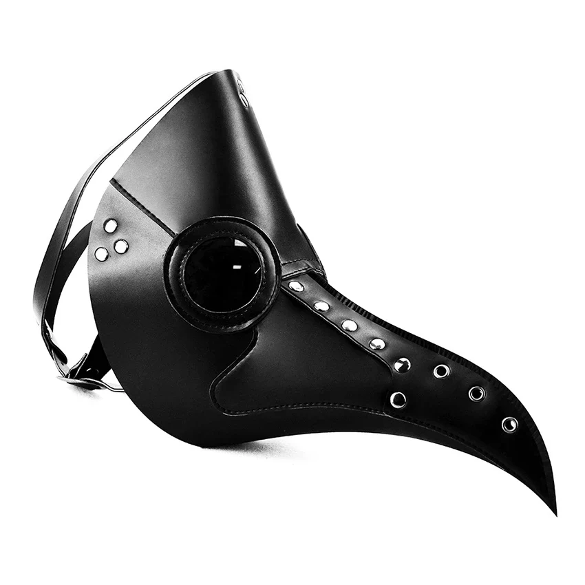 Plague Doctor PU Leather Mask Steampunk Halloween 2025 - Image 18