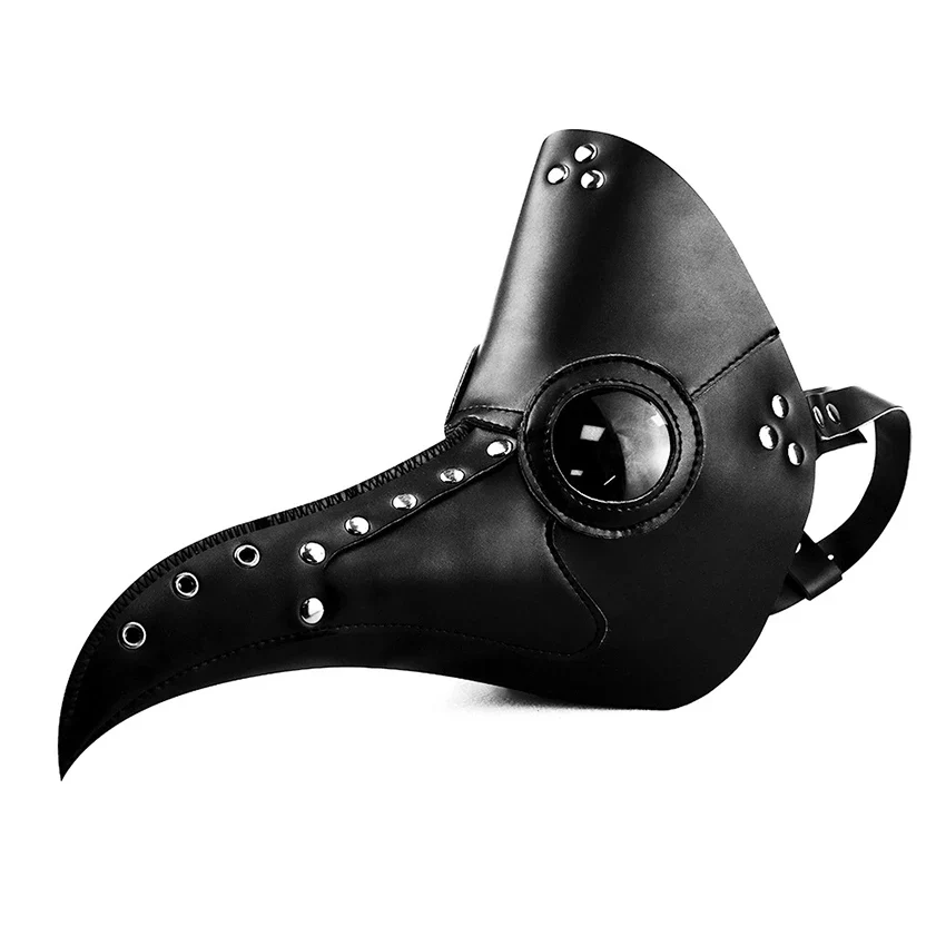Plague Doctor PU Leather Mask Steampunk Halloween 2025 - Image 27