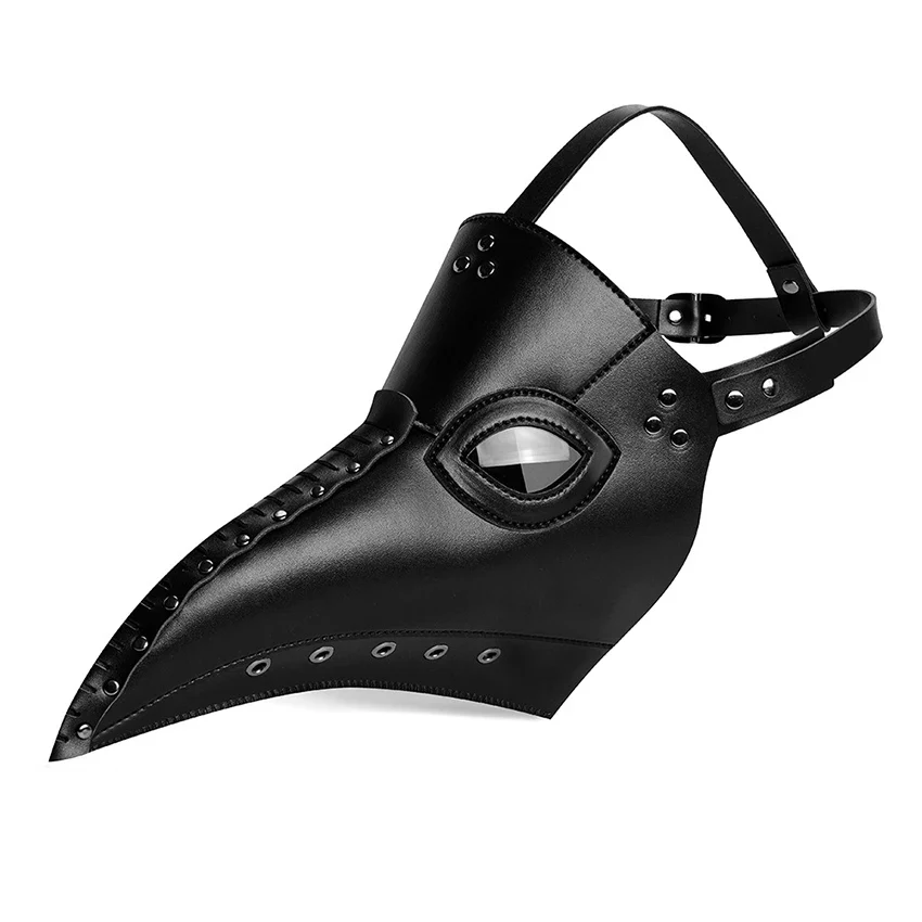 Plague Doctor PU Leather Mask Steampunk Halloween 2025 - Image 28