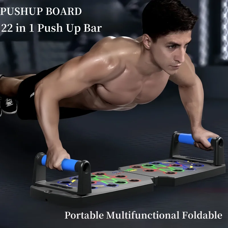 Push Up Board Foldable 28 Modes Home Workout Trainer - Image 6