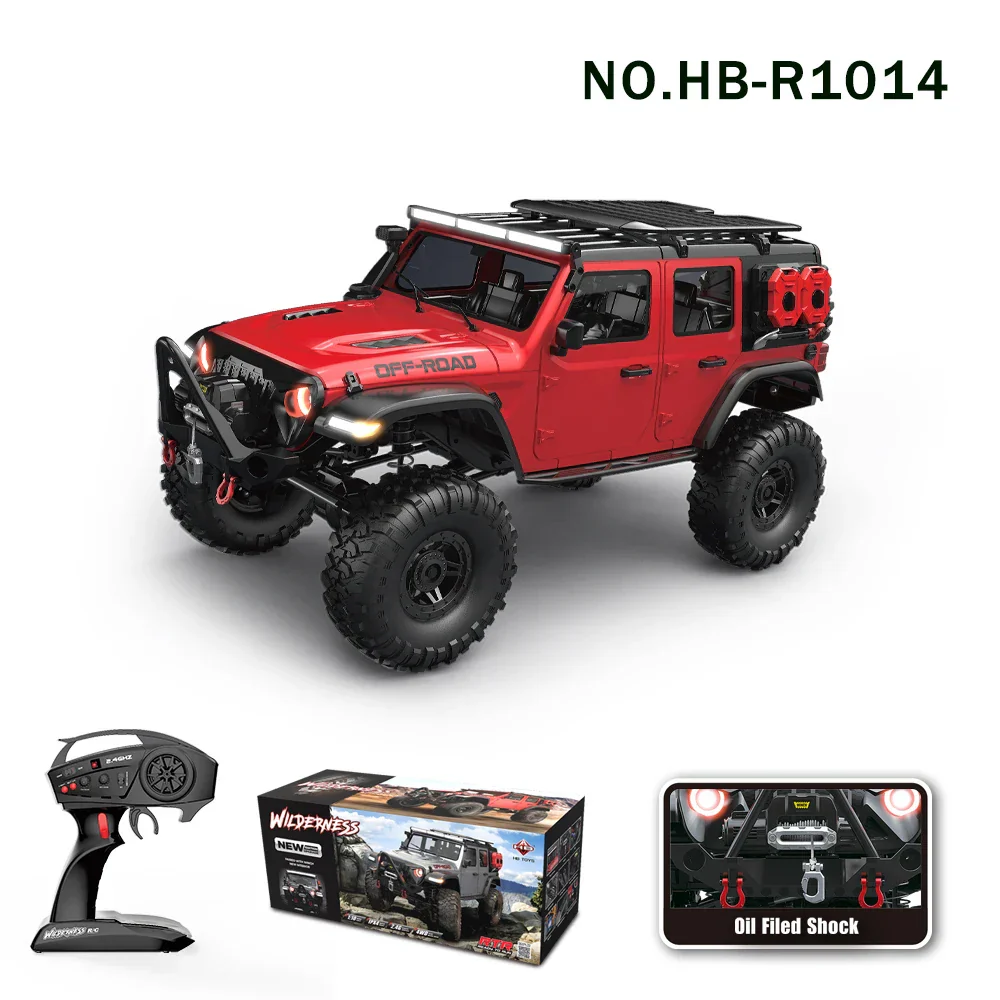 RC Car 4WD Off-Road Rock Crawler LED Lights 2.4G Proportional Control USB Charging Fall 2025 Gift Idea - Image 7