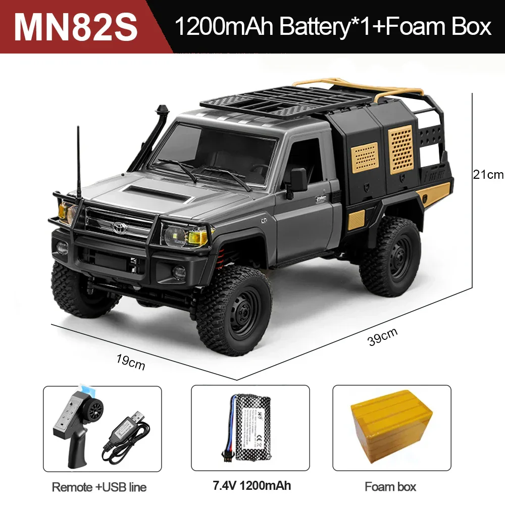 RC Crawler 1/12 Scale Off Road Truck 4WD Remote Control Vehicle Holiday Gift 2025 - Image 10