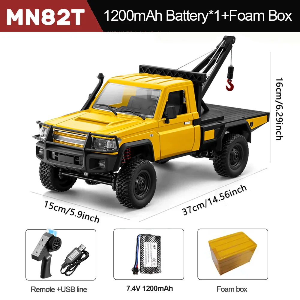 RC Crawler 1/12 Scale Off Road Truck 4WD Remote Control Vehicle Holiday Gift 2025 - Image 12