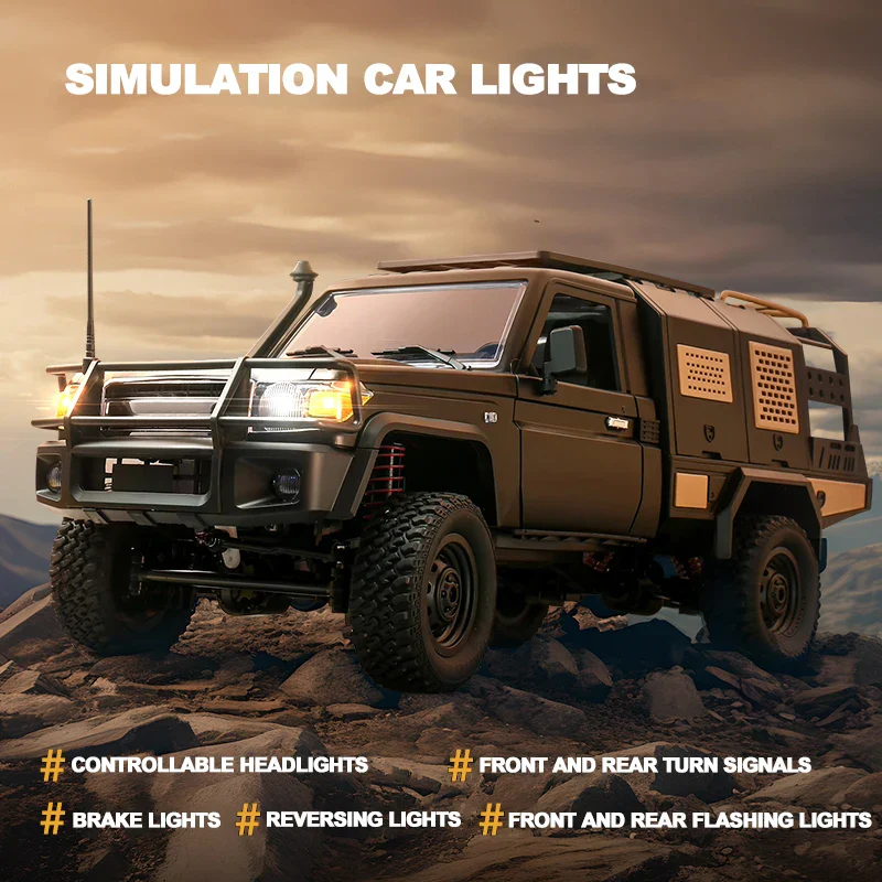 RC Crawler 1/12 Scale Off Road Truck 4WD Remote Control Vehicle Holiday Gift 2025 - Image 3