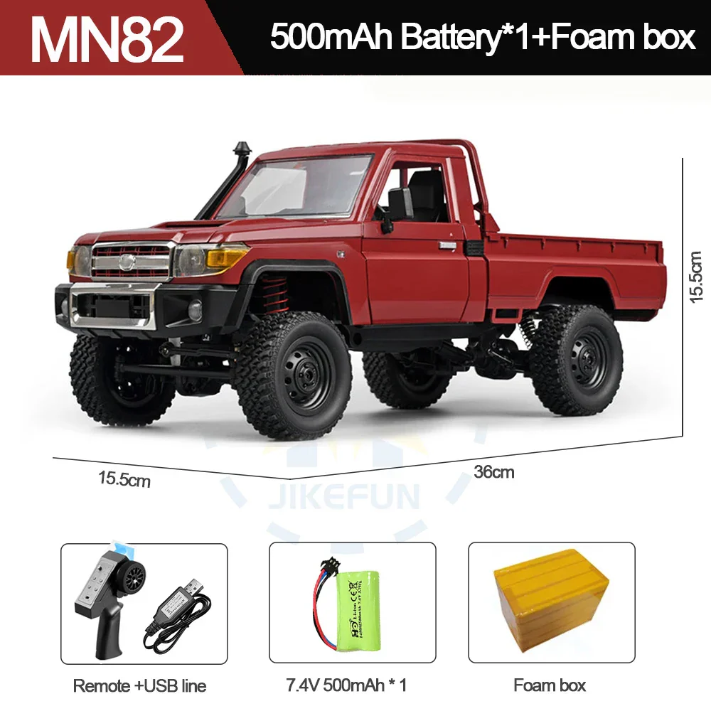 RC Crawler 1/12 Scale Off Road Truck 4WD Remote Control Vehicle Holiday Gift 2025 - Image 8