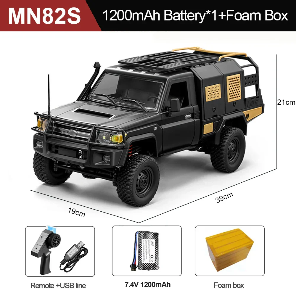 RC Crawler 1/12 Scale Off Road Truck 4WD Remote Control Vehicle Holiday Gift 2025 - Image 9
