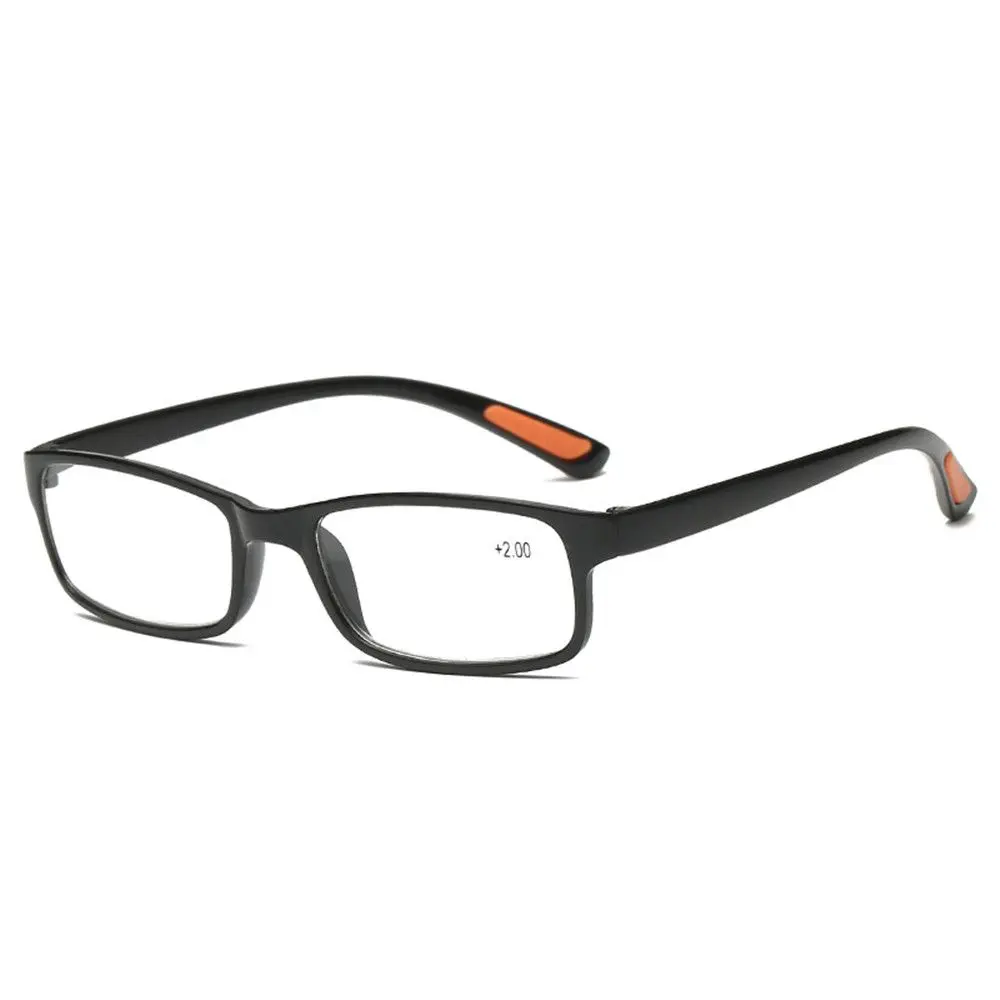 Reading Glasses Anti-blue Light Men Women TR90 Frame +100 to +400 Black Red Eyewear - Image 7