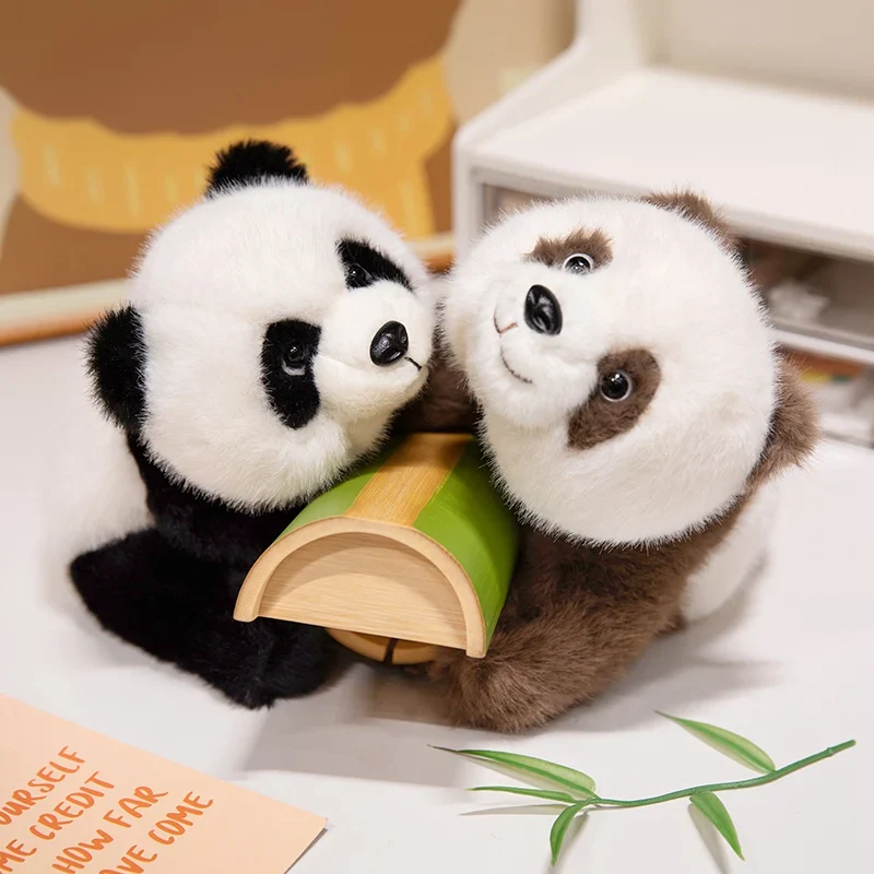 Realistic Weighted Baby Panda Plush Doll Christmas Gift - Image 14
