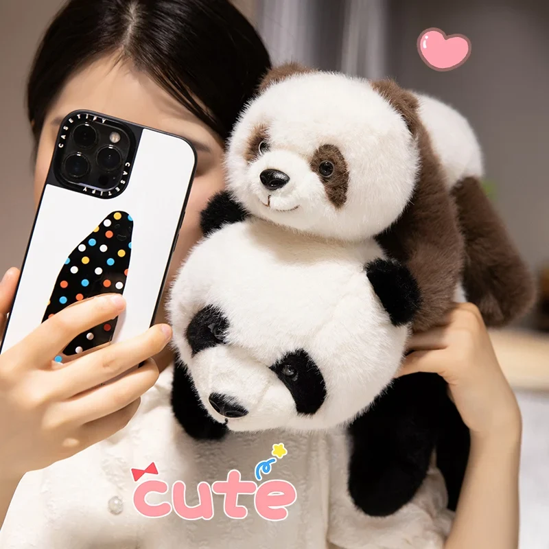 Realistic Weighted Baby Panda Plush Doll Christmas Gift - Image 15