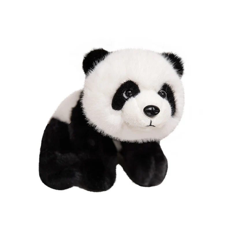 Realistic Weighted Baby Panda Plush Doll Christmas Gift - Image 2