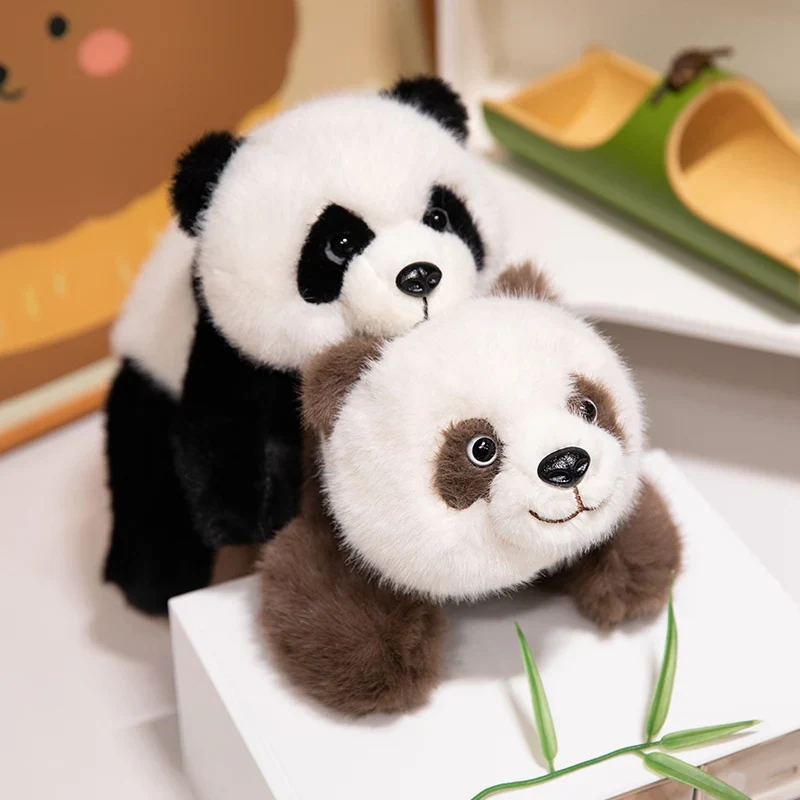 Realistic Weighted Baby Panda Plush Doll Christmas Gift - Image 9