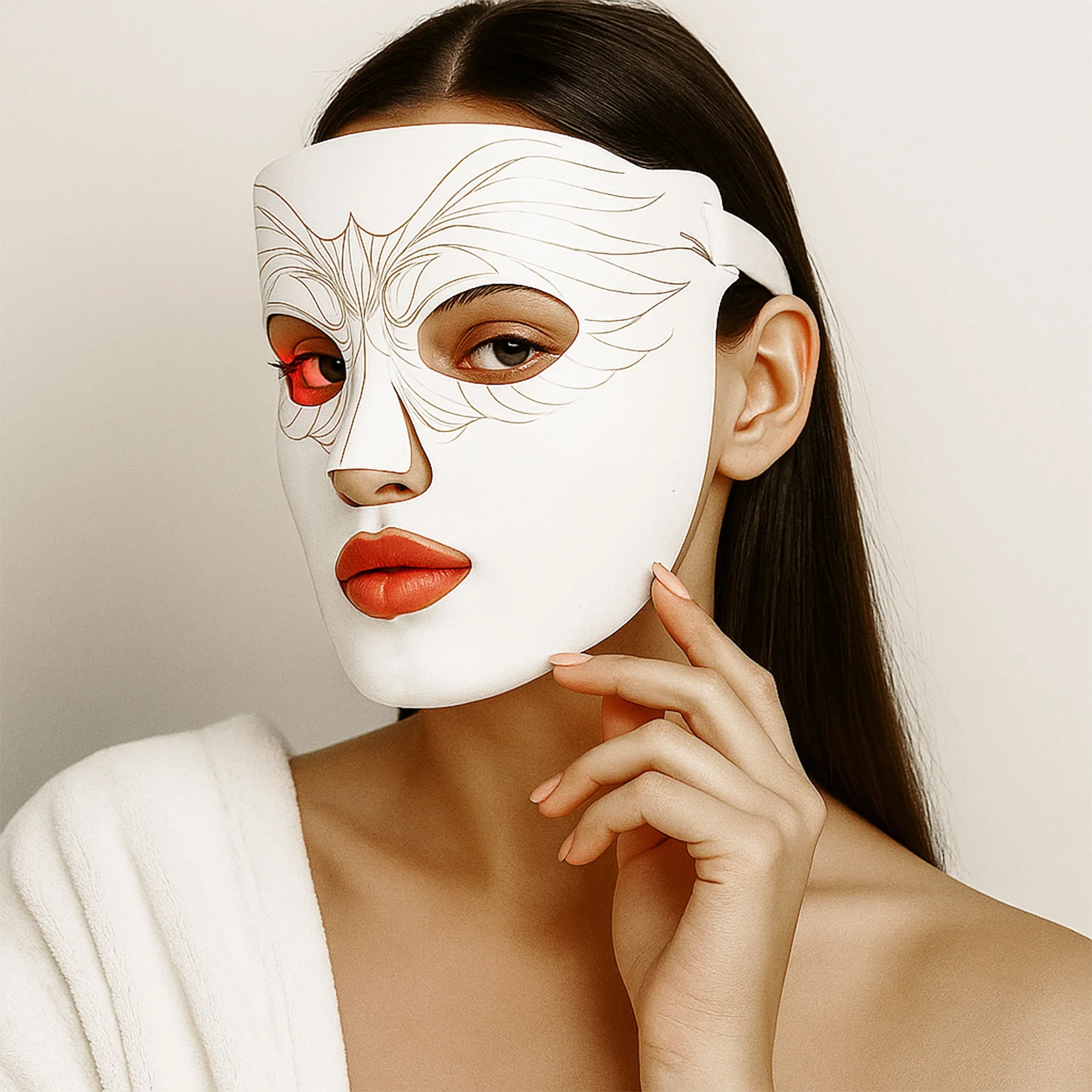 Red Light Therapy Mask Portable Anti Aging Travel 2025 - Image 8