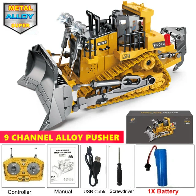 Remote Control Excavator Toy 4WD Construction Vehicle Battery Included Kids Gift Fall 2025 - Image 7