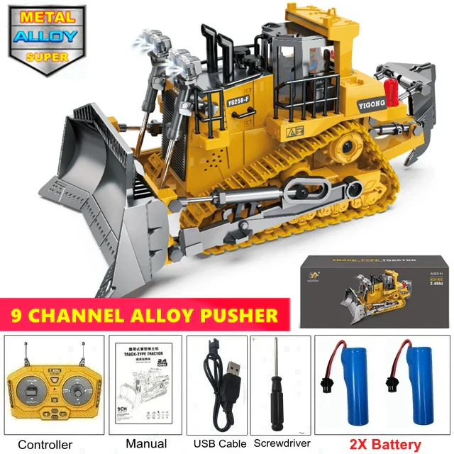Remote Control Excavator Toy 4x4 Durable Alloy Construction Vehicle TikTok Viral Fall 2025 Kids Gift - Image 13