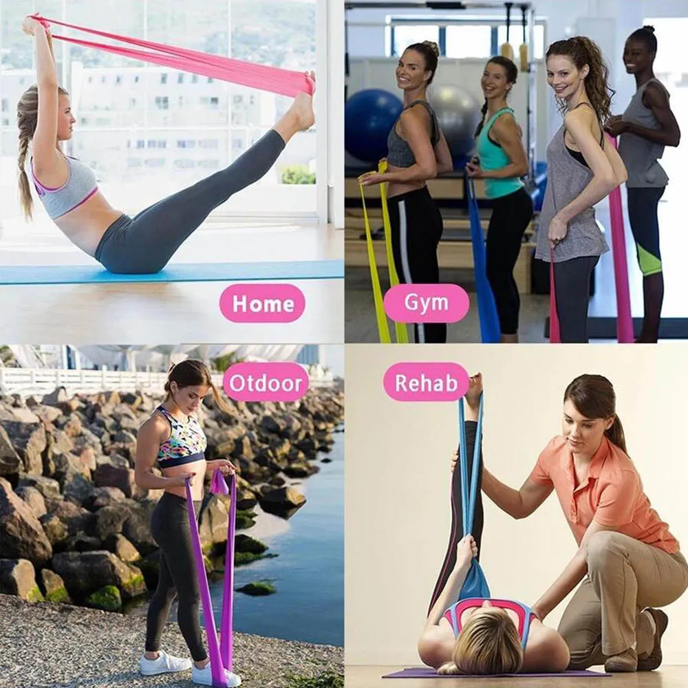Resistance Bands Set Elastic Exercise Bands Home Gym - Image 4