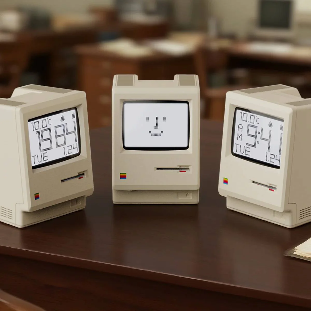 Retro Alarm Clock With Digital Display Desktop Decor Inspired By Vintage Computers Fall 2025 Gift - Image 2