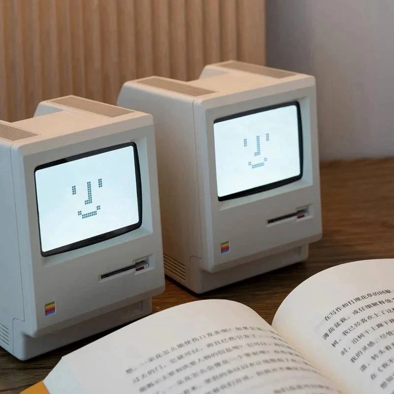 Retro Alarm Clock With Digital Display Desktop Decor Inspired By Vintage Computers Fall 2025 Gift - Image 3