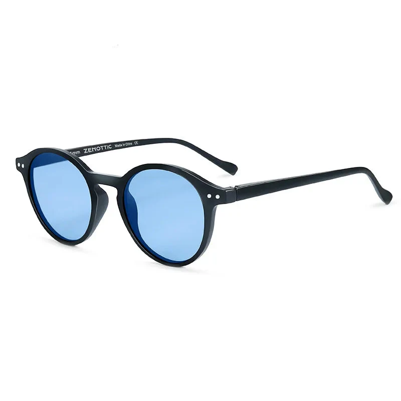 Retro Sunglasses Small Round Frame UV400 Men Women Vintage Goggles Shade - Image 3