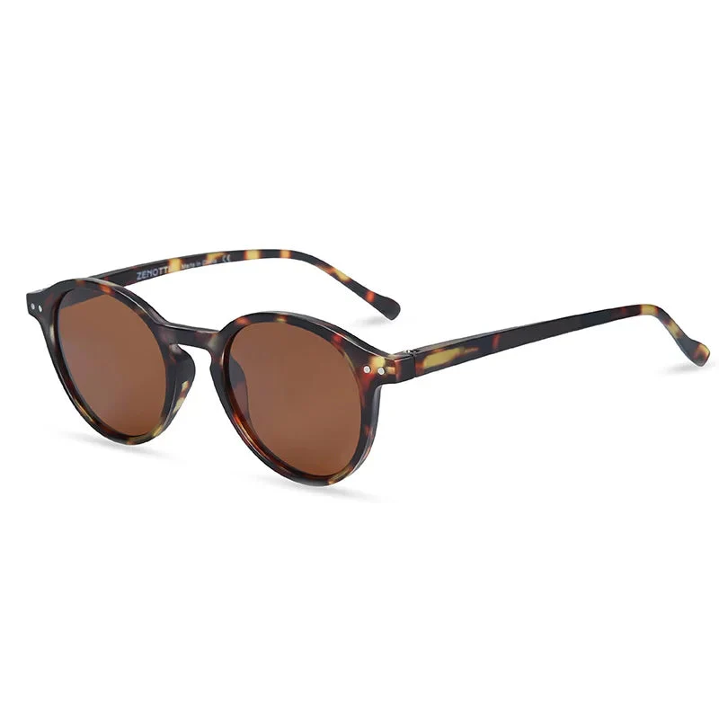 Retro Sunglasses Small Round Frame UV400 Men Women Vintage Goggles Shade - Image 7