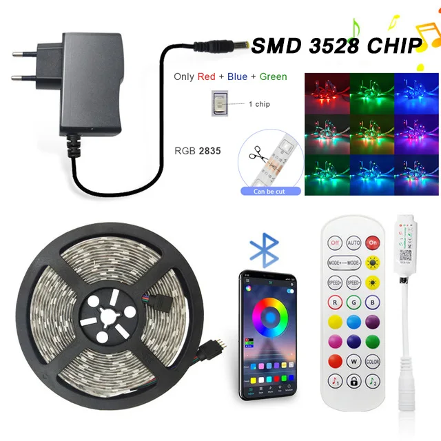 RGB LED Strip Lights 2835 App Music Sync Ambient Decor - Image 11