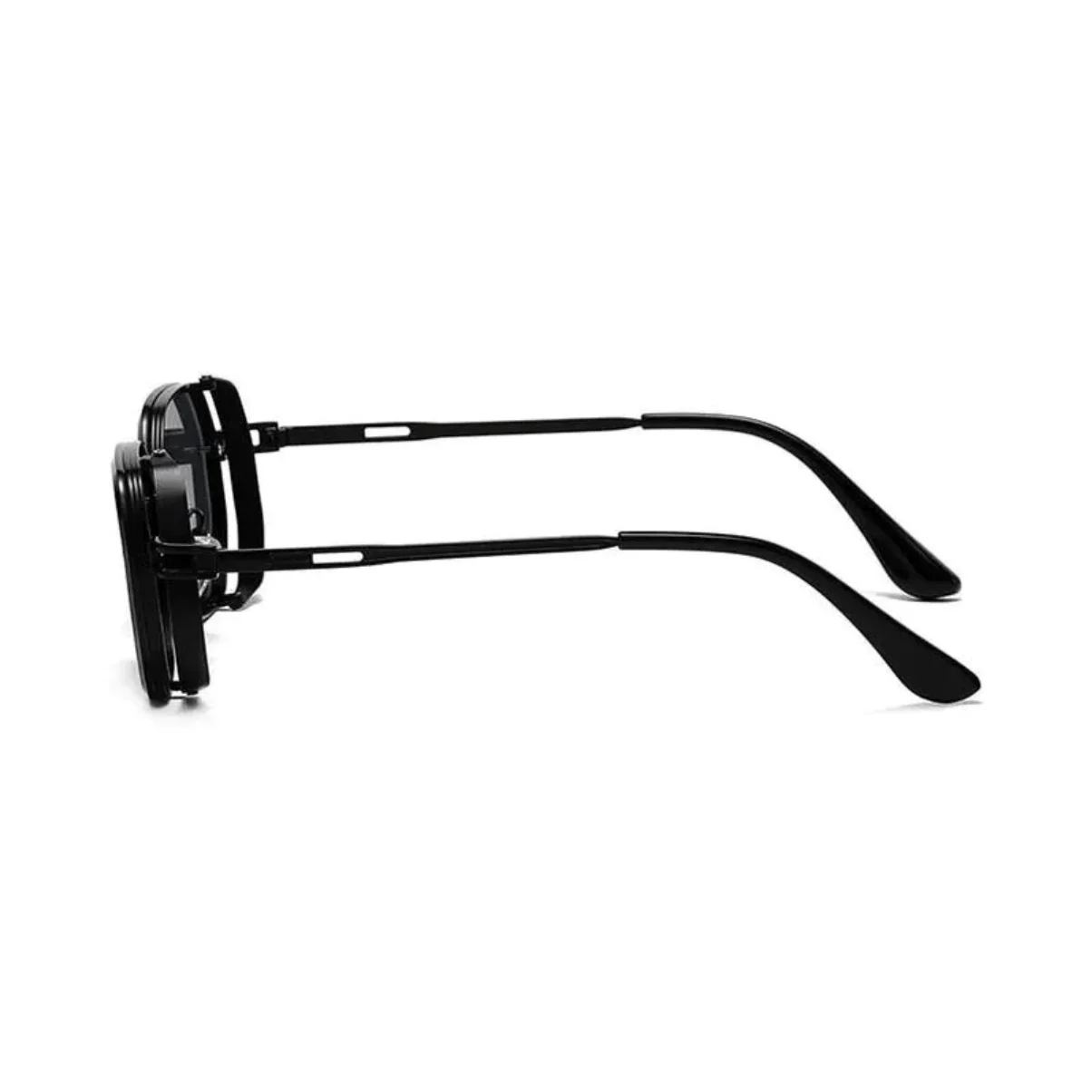 Robust men's sunglasses – elegant steel frame, UV400 protection, for leisure and travel - Image 8