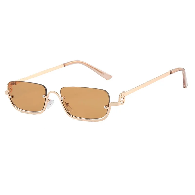 Robust men's sunglasses – square metal frame, UV protection, for leisure and travel - Image 11
