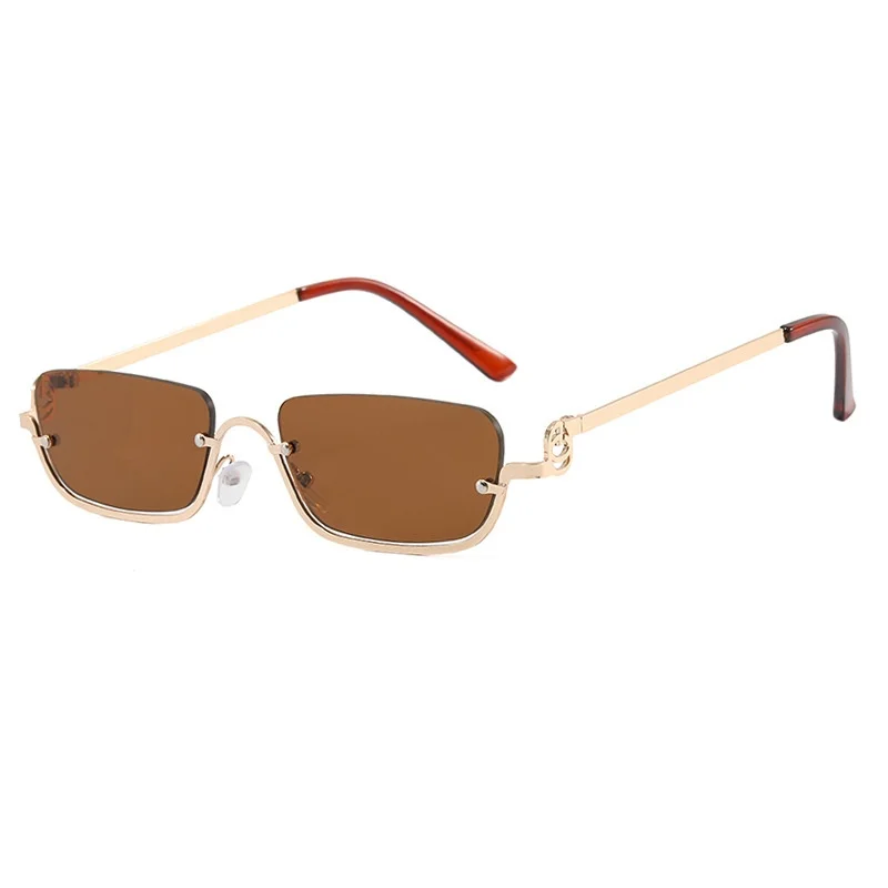 Robust men's sunglasses – square metal frame, UV protection, for leisure and travel - Image 8