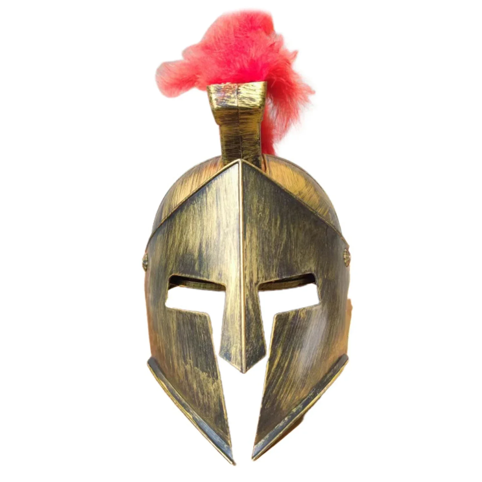 Roman Gladiator Helmet with Moving Face Cover for Adult and Teen Costume, Lightweight Durable Plastic Design - Image 5
