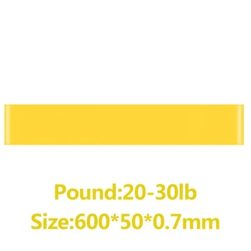 Rubber Loop Resistance Bands Fitness Equipment Set - Portable Strength Training for Yoga & Pilates - Image 7