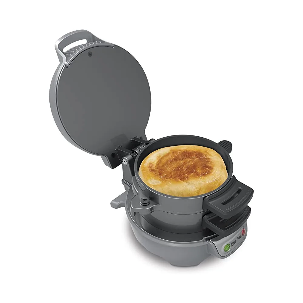 Sandwich Maker Multi Function Breakfast Machine With Interchangeable Plates Back To School 2025 Space Saving Single Serve - Image 3